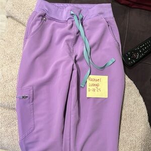 FIGS Lavender High Waisted Zamora - XS